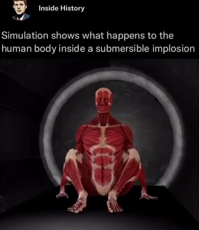 Inside History Ss Simulation Shows What Happens To The Human Body Inside A Submersible Implosion