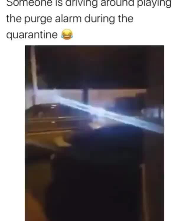 The purge alarm during the quarantine 3 iFunny