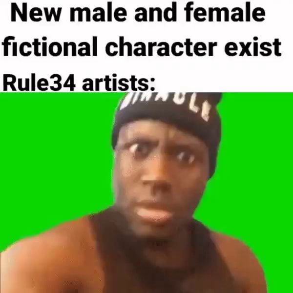 New male and female fictional character exist Rule34 artists: - iFunny