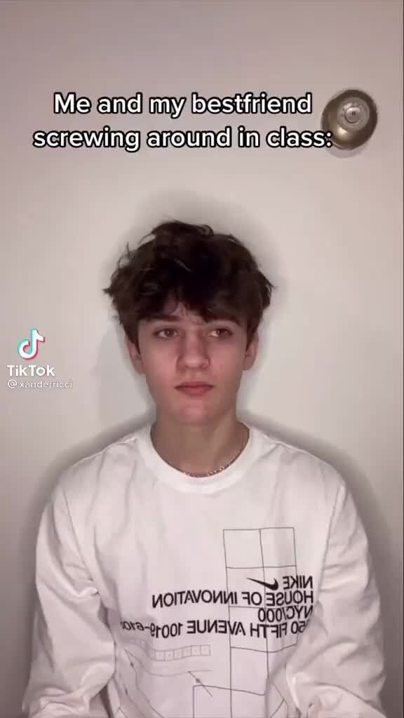 Me and my bestfnend screwing around in class: TikTOK - iFunny