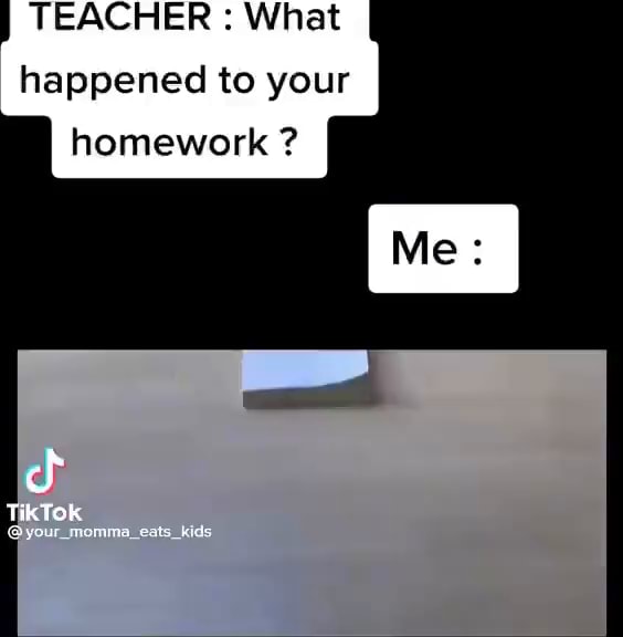 homework meaning tiktok