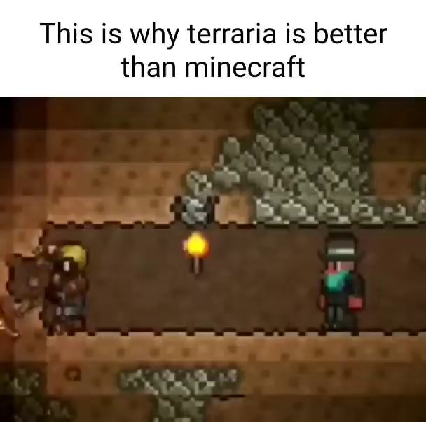 This is why terraria is better than minecraft iFunny Brazil