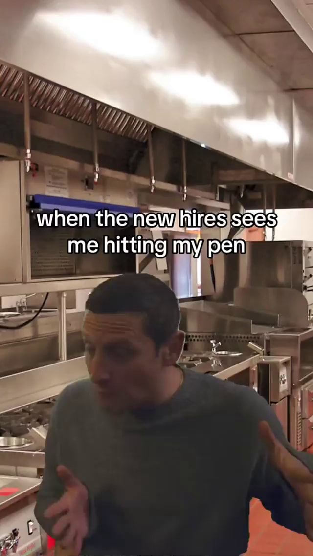 When the new Hires me hitting my pen iFunny