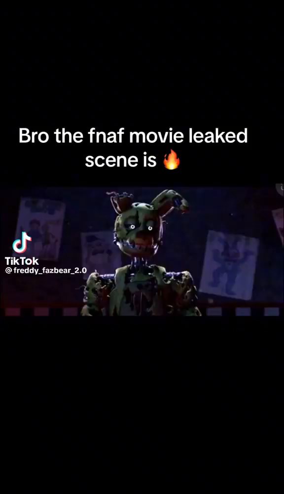 Cey on X: This FNAF Movie shit gets serious