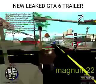 NEW LEAKED GTA 6 TRAILER - iFunny