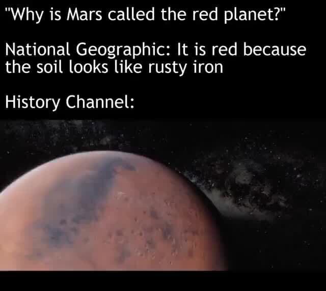 "Why is Mars called the red National Geographic It is red