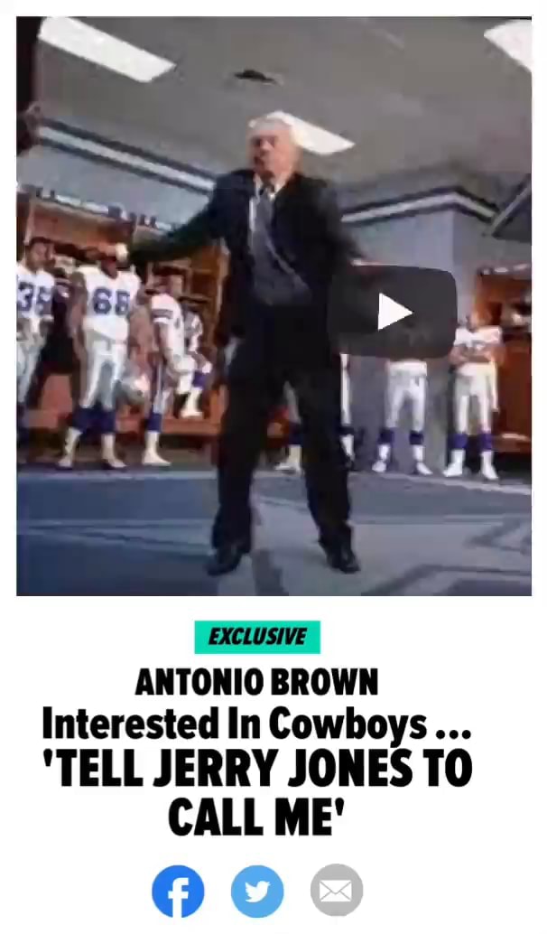 Jerry Jones responds to Antonio Brown report