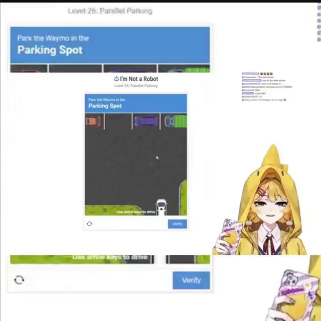 Park the Waymo in the Parking Spot fm Not Robot - iFunny