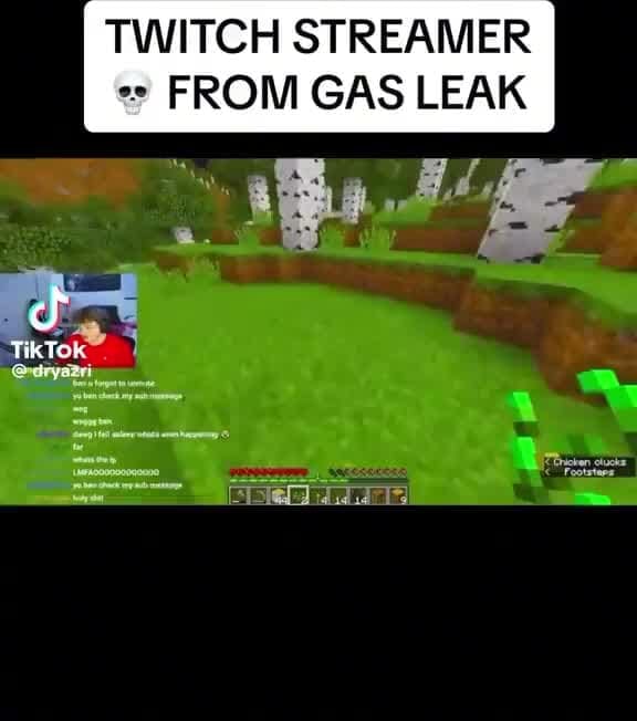 TWITCH STREAMER FROM GAS LEAK oe ~ - iFunny