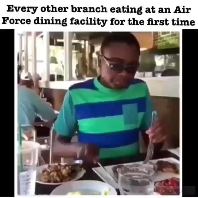 Every other branch eating at an Air Force dining facility for the ﬁrst ...