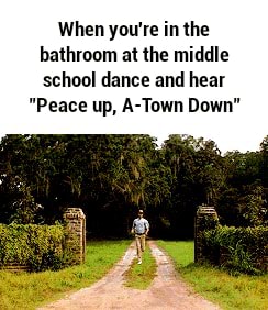 A town down peace up USHER