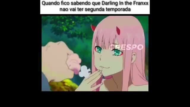 Darling in the FranXX 2 temporada ultimas NOTICIAS ? Anime Darling in  Não me de esperanças - iFunny Brazil