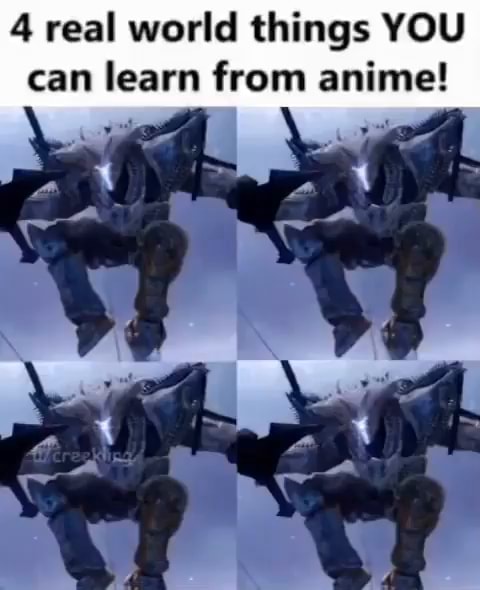 4 real world things YOU can learn from anime! - iFunny