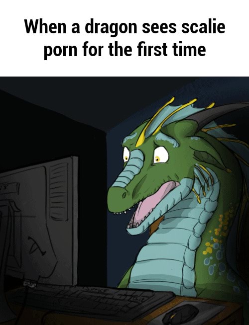 500px x 654px - When a dragon sees scalie porn for the ï¬rst time - iFunny :)