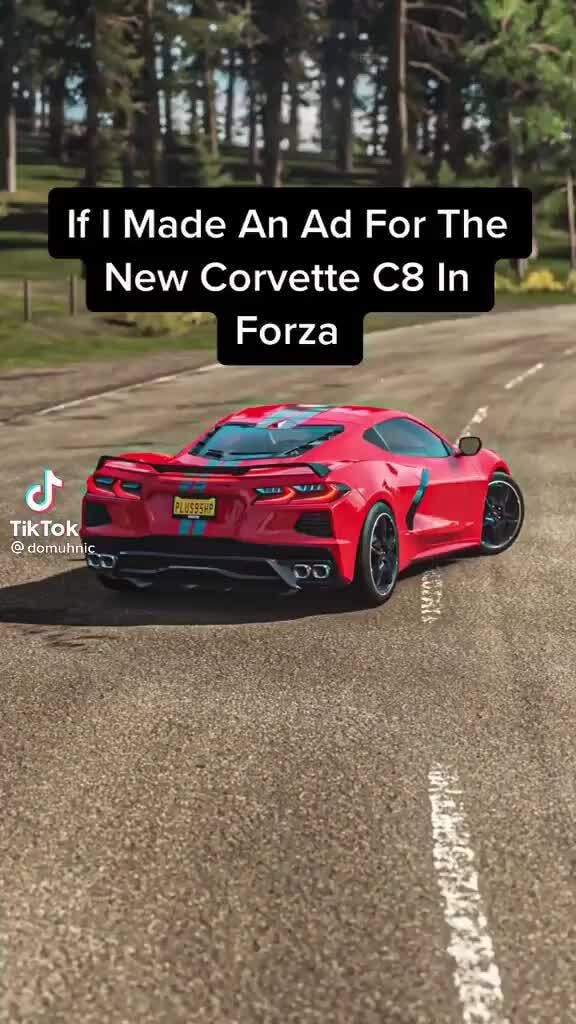 Lf Mace An Ad For The New Corvette In Forza cf Tik Tok iFunny