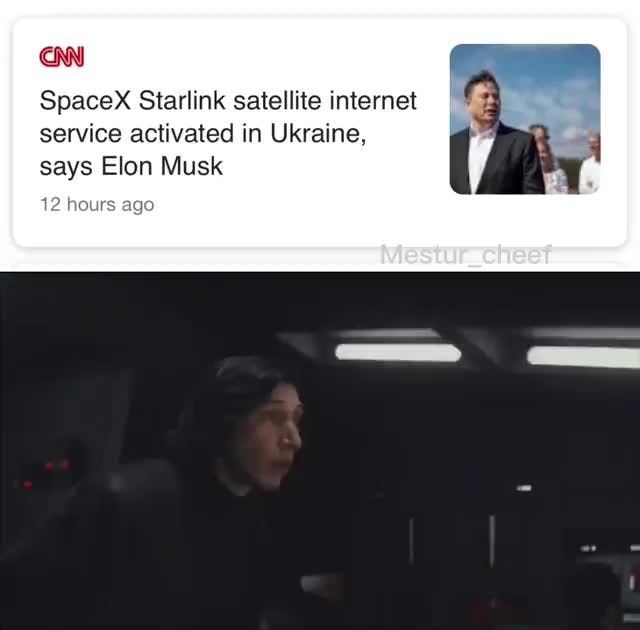 CNN SpaceX Starlink satellite internet service activated in Ukraine ...