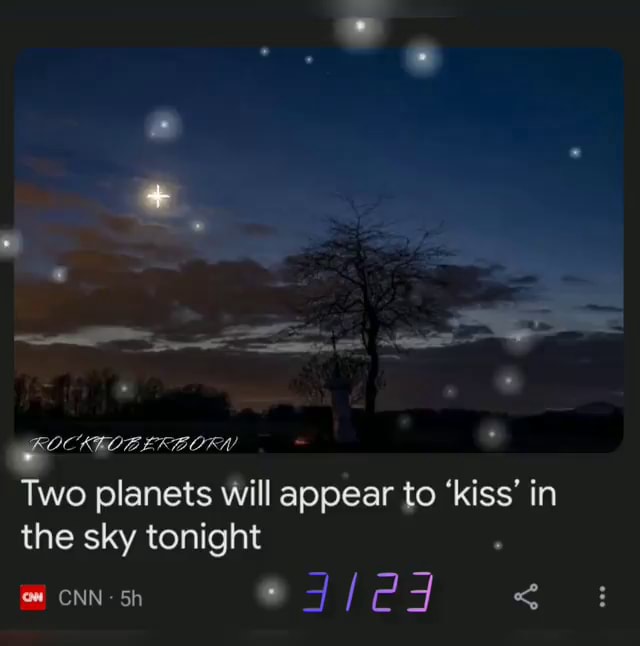 Two will appear to 'kiss' in the sky tonight RE CNN seo.title