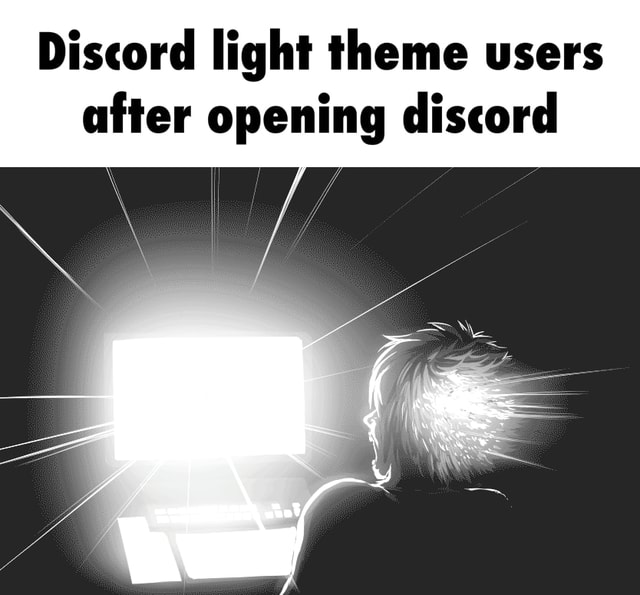 Discord light theme users after opening discord - Discord light theme