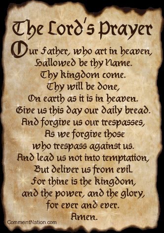 The Lord's Prayer ur Father, who art in heaven, Hallowed be thy Name ...