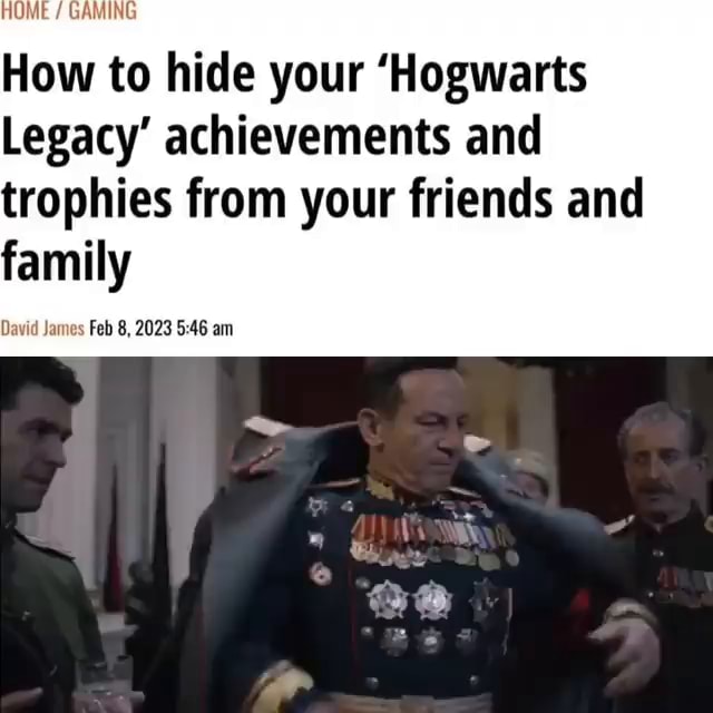 How To Hide Your 'Hogwarts Legacy' Achievements and Trophies From