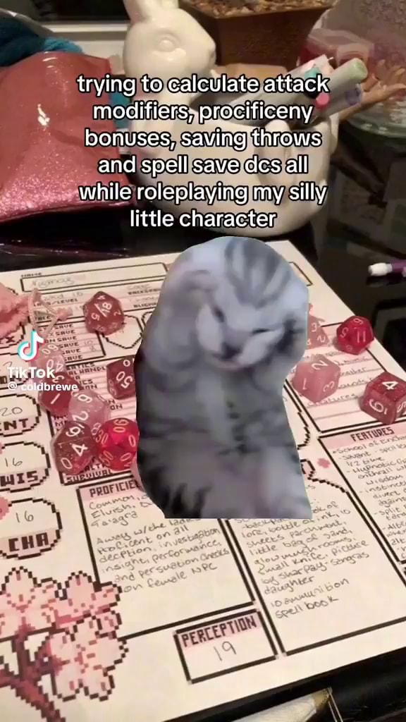 Trying to calculate attack modifiers, procificeny bonuses, saving