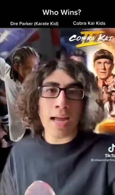 Who Wins? Dre Parker (Karate Kid) Cobra Kai Kids - iFunny