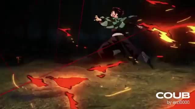 Demon Slayer - Tanjiro and Nezuko vs Rui [4K 60FPS] (Episode 19) - iFunny