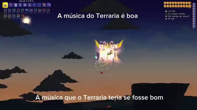 TERRARIA FAZENDO REFERÊNCIAS A TRADUÇÃO: SIM, OURO É MAIS RESISTENTE QUE  FERRO. OQUE ESTÃO ENSINANDO AOS HUMANOS HOJE EM DIA? - iFunny Brazil