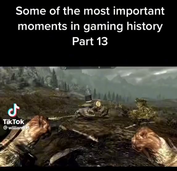 Some of the most important moments in gaming history Part 13 TikTok ...