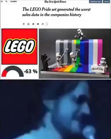 LEGO Pride set generated the worst sales data the companies history iFunny Brazil