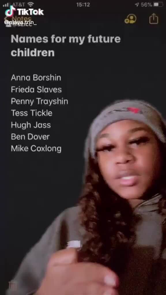 TikTok Names for my future children Anna Borshin Frieda Slaves Penny ...
