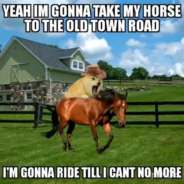 Xdd - Veah Im Gonna Take My Horse To The Oldtown Road I'm Gonna Ride 