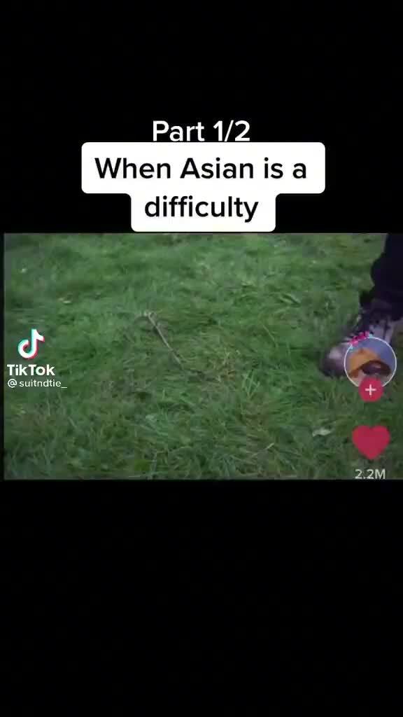 Part When Asian is a difficulty TikTOK @suitndtie_ - iFunny