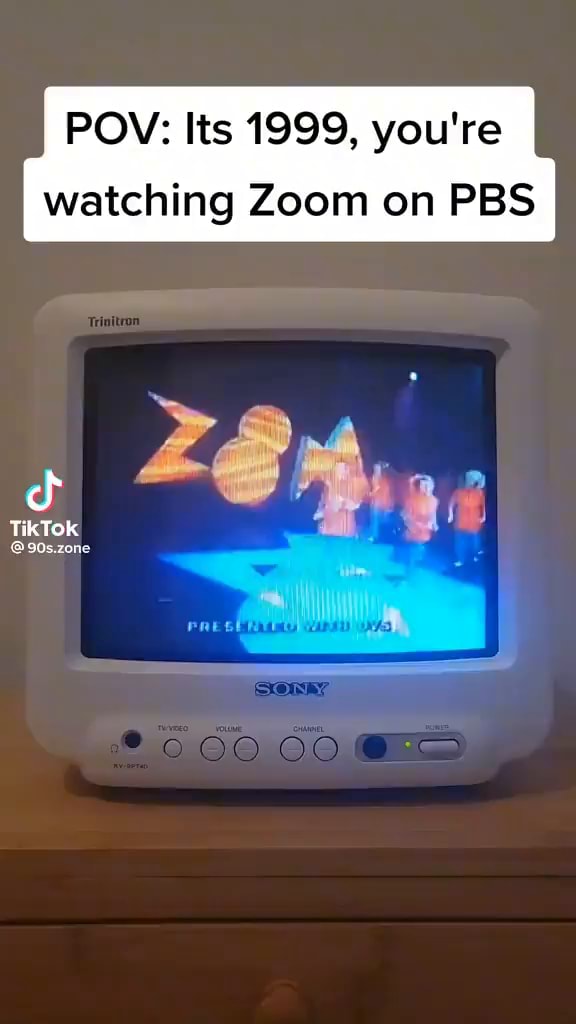 POV Its 1999, you're watching Zoom on PBS iFunny