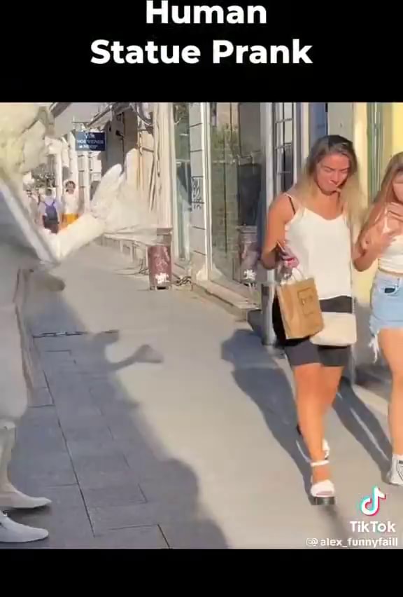 Human Statue Prank TikTok iFunny