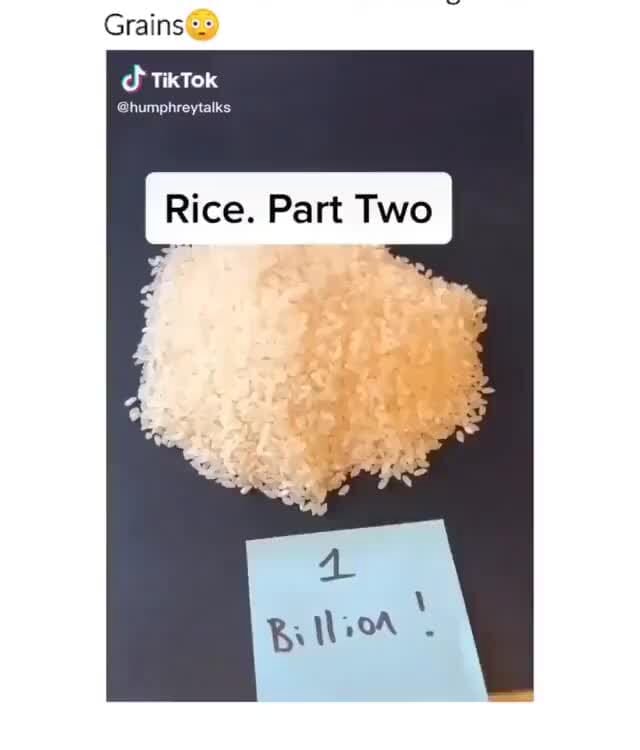 Jeff Bezos' Net Worth Using Rice Grains. Rice. Part Two iFunny
