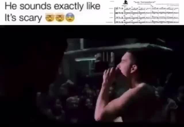 He sounds exactly like It's scary - iFunny