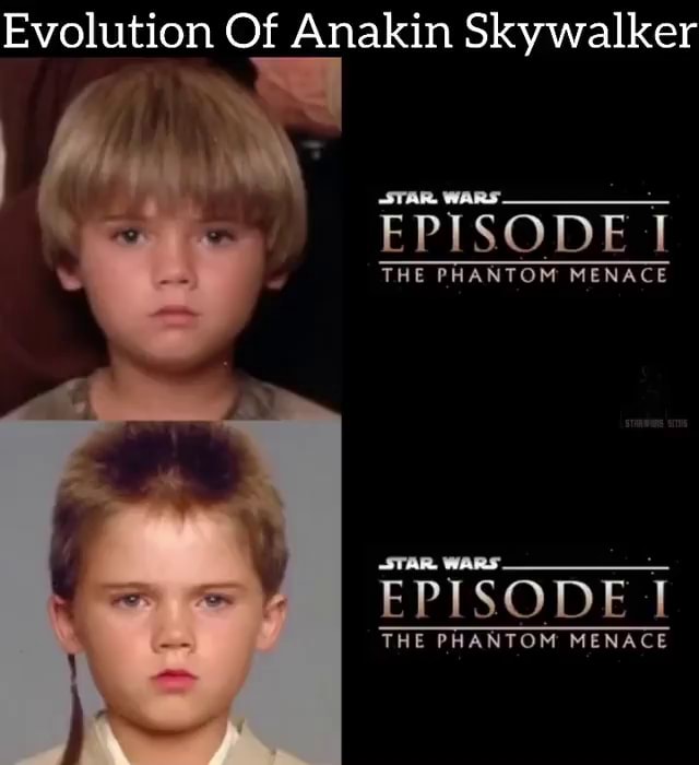 Evolution Of Anakin Skywalker STAR WARS, EPISODE THE PHANTOM MENACE STAR WARS, EPISODE THE ...