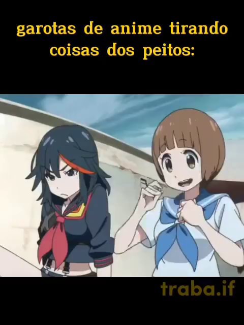 Garotas De Anime Tirando Coisas Dos Peitos