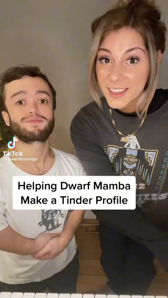 TikTok Helping Dwarf Mamba Make a Tinder Profile iFunny