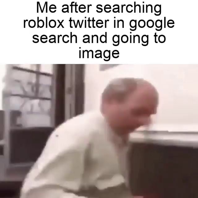 Me after searching roblox twitter in google search and going to image