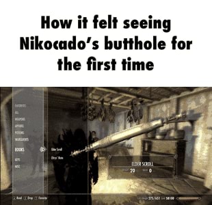 How it felt seeing Nikocado's butthole for the first time - iFunny