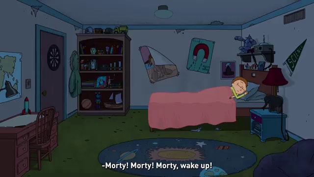 -Morty! Marty! Morty, wake up! - iFunny