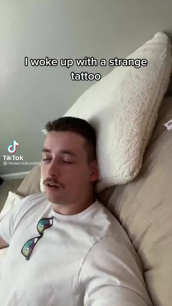 Woke up with a strange tattoo Tikk iFunny