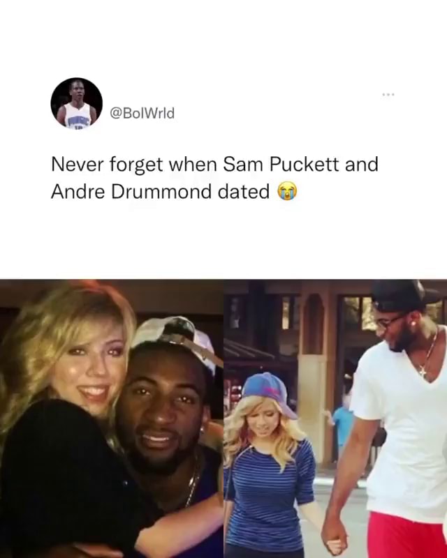 @BolWrld Never forget when Sam Puckett and Andre Drummond dated - iFunny