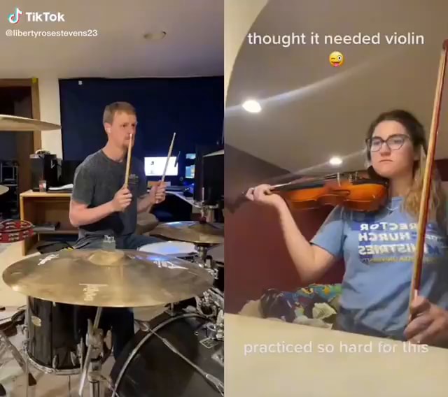 TikTok thought it needed violin I - iFunny