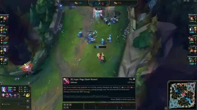 IR] Super Mega Death Rocket! Jinx fires rocket that explodes on the ...