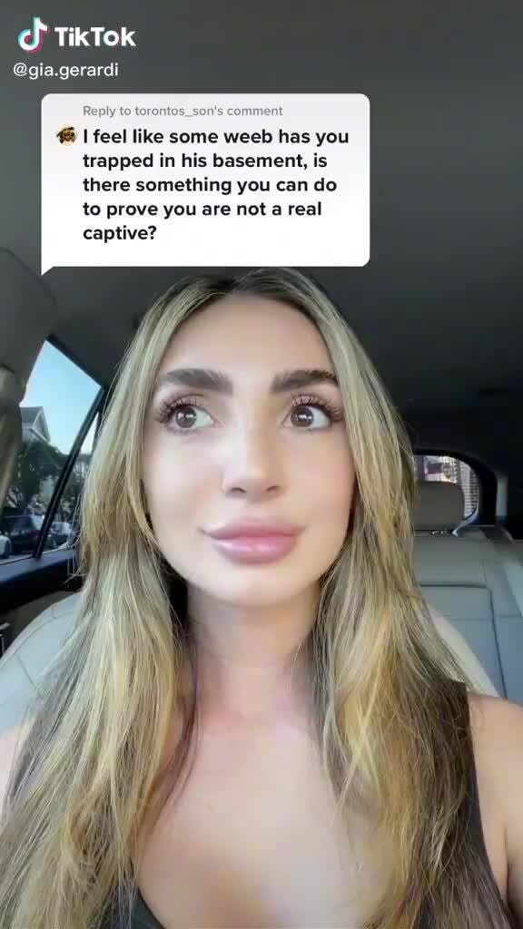 TikTok @gia.gerardi feel like some weeb has you trapped in his basement
