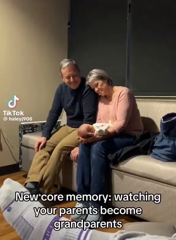 Tik Tok New core memory: watching your parents become grandparents - iFunny