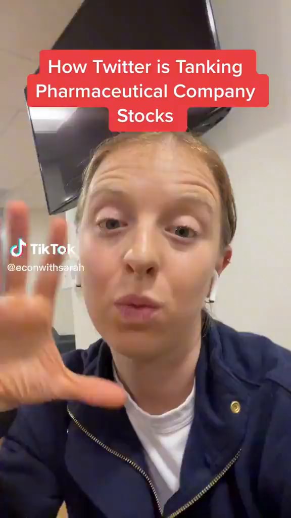 I How Twitter is Tanking Pharmaceutical Company \ Stocks TikTok ace